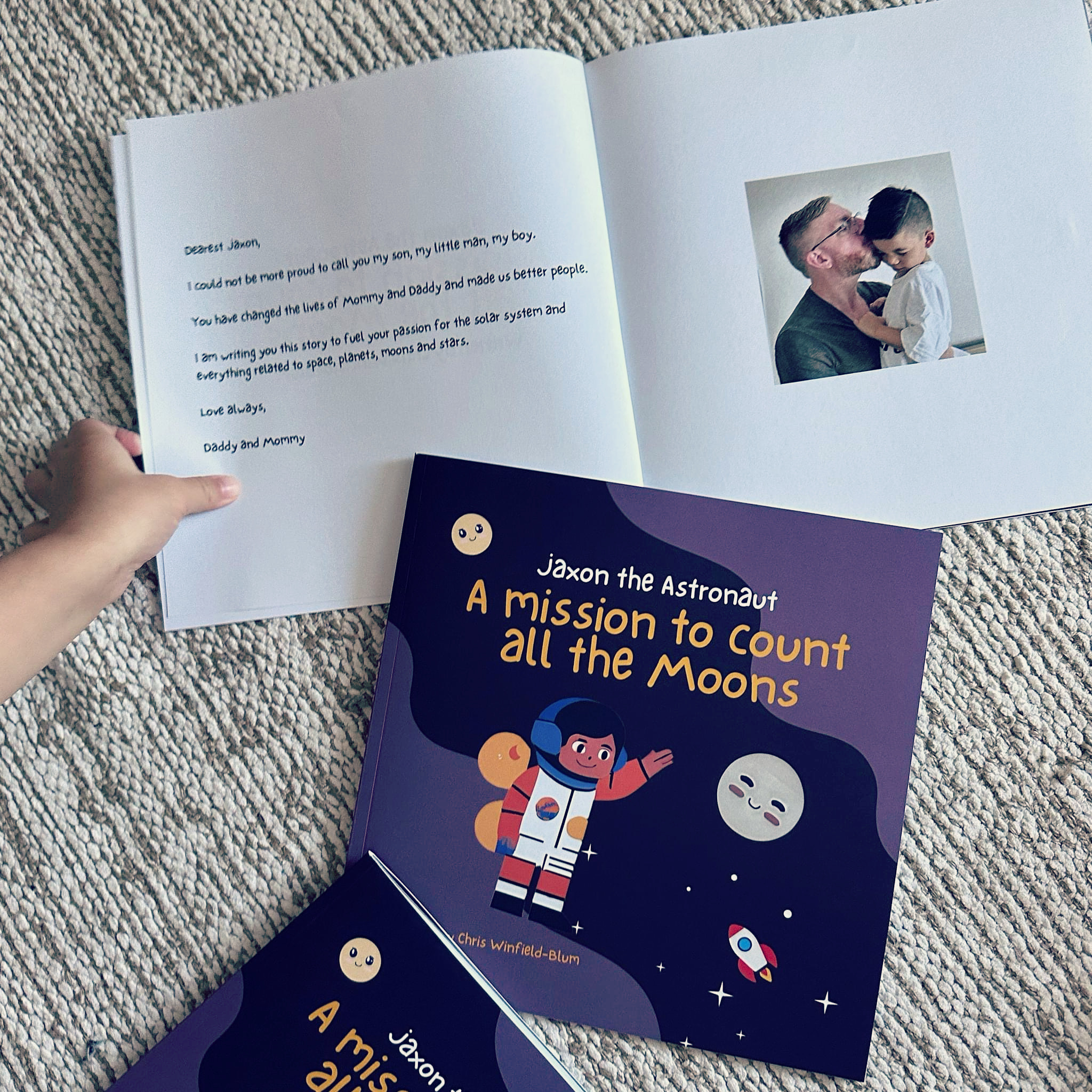 Jaxon exploring his new book